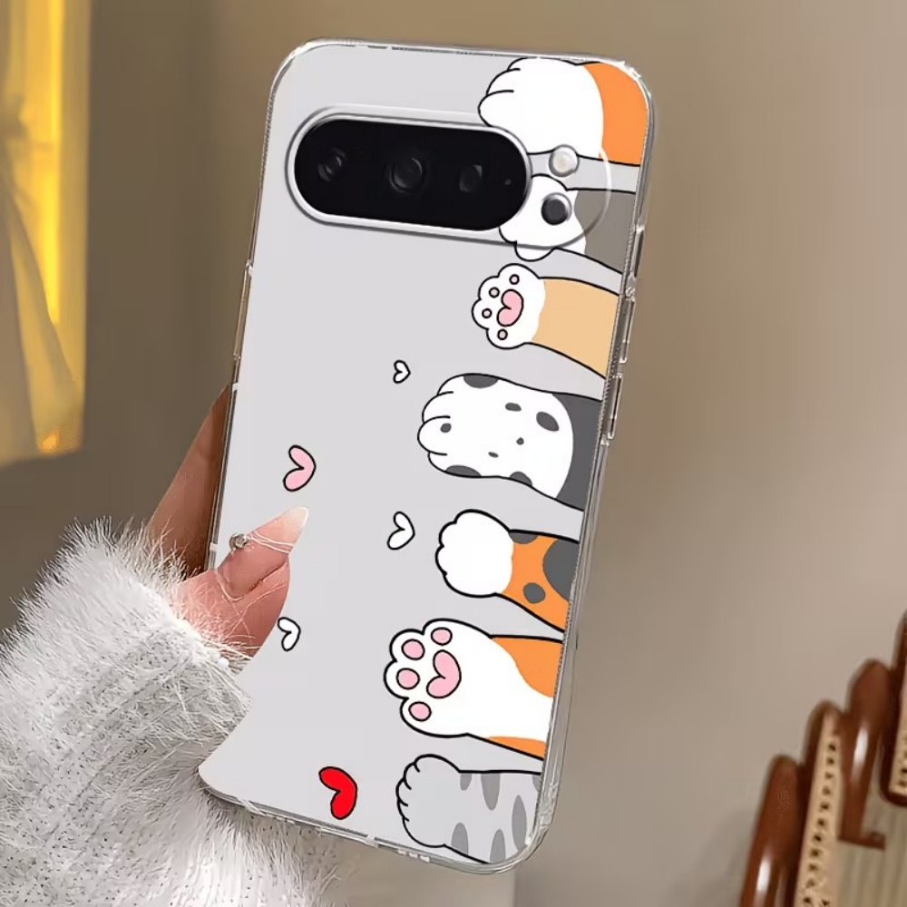 Cartoon Cat Paw Print Crystal  - Google Pixel 9 Pro review and price