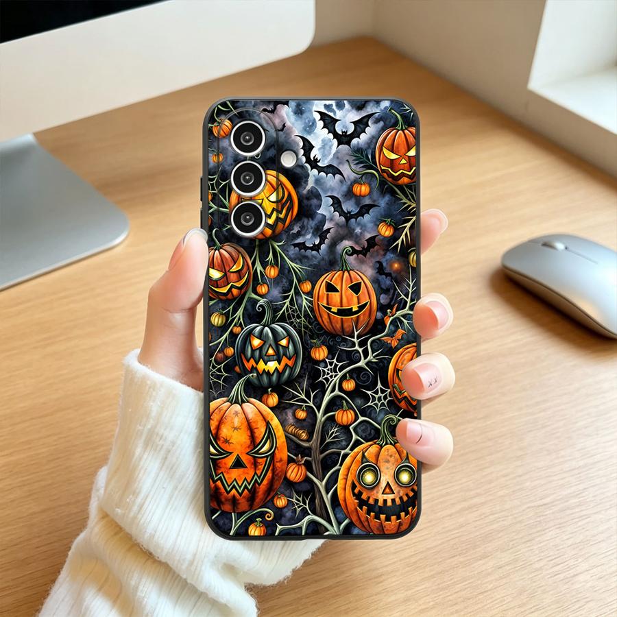 Halloween Pumpkin Phone Cover  - Samsung Galaxy A55 review and price