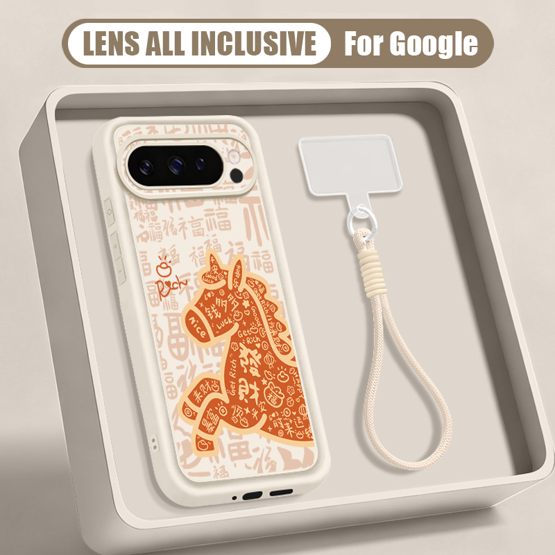Cute Foal Print Wrist Strap La - Google Pixel 9 review and price