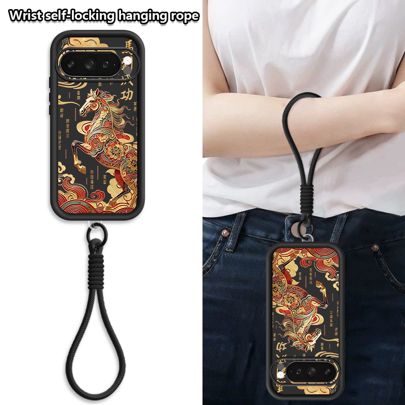 Cute Foal Print Wrist Strap La - Google Pixel 9 review and price